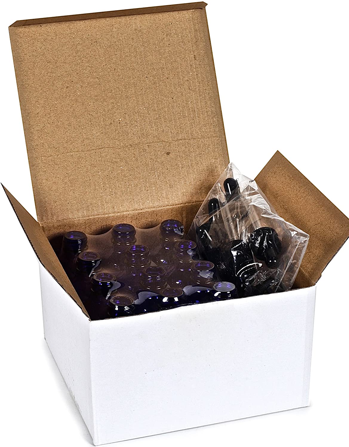 Vivaplex 12, Cobalt Blue, 1 Oz, Glass Bottles, With Glass Eye Droppers - Image 4