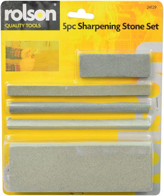 Rolson 24129 Sharpening Stone Set - 5 Pieces