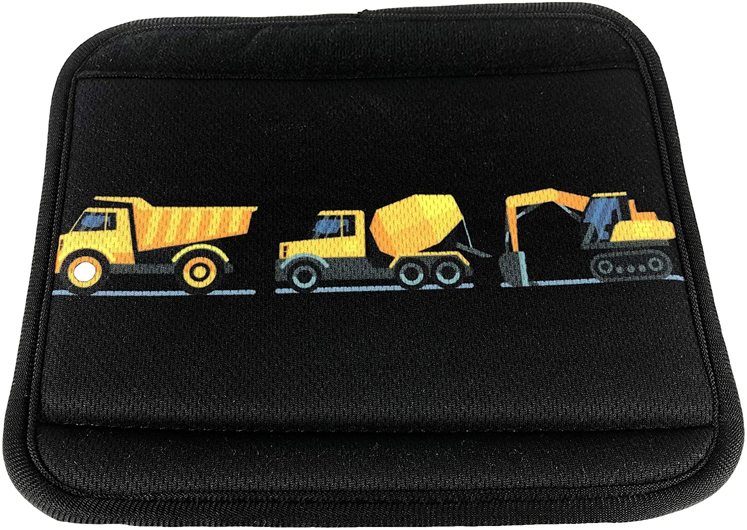 HECKBO 1x Kids Car Seat Belt Pads Seat Belt Protectors, Construction Cars - Image 2