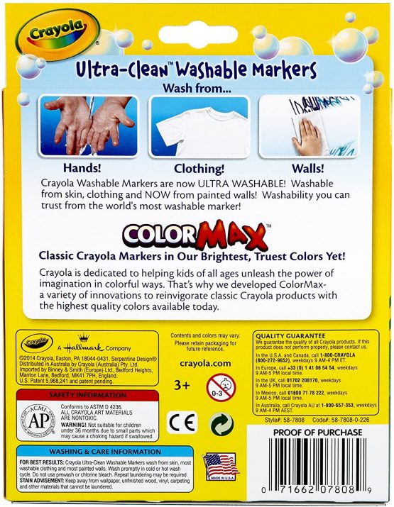 CRAYOLA Broad Line Washable Markers - Image 3
