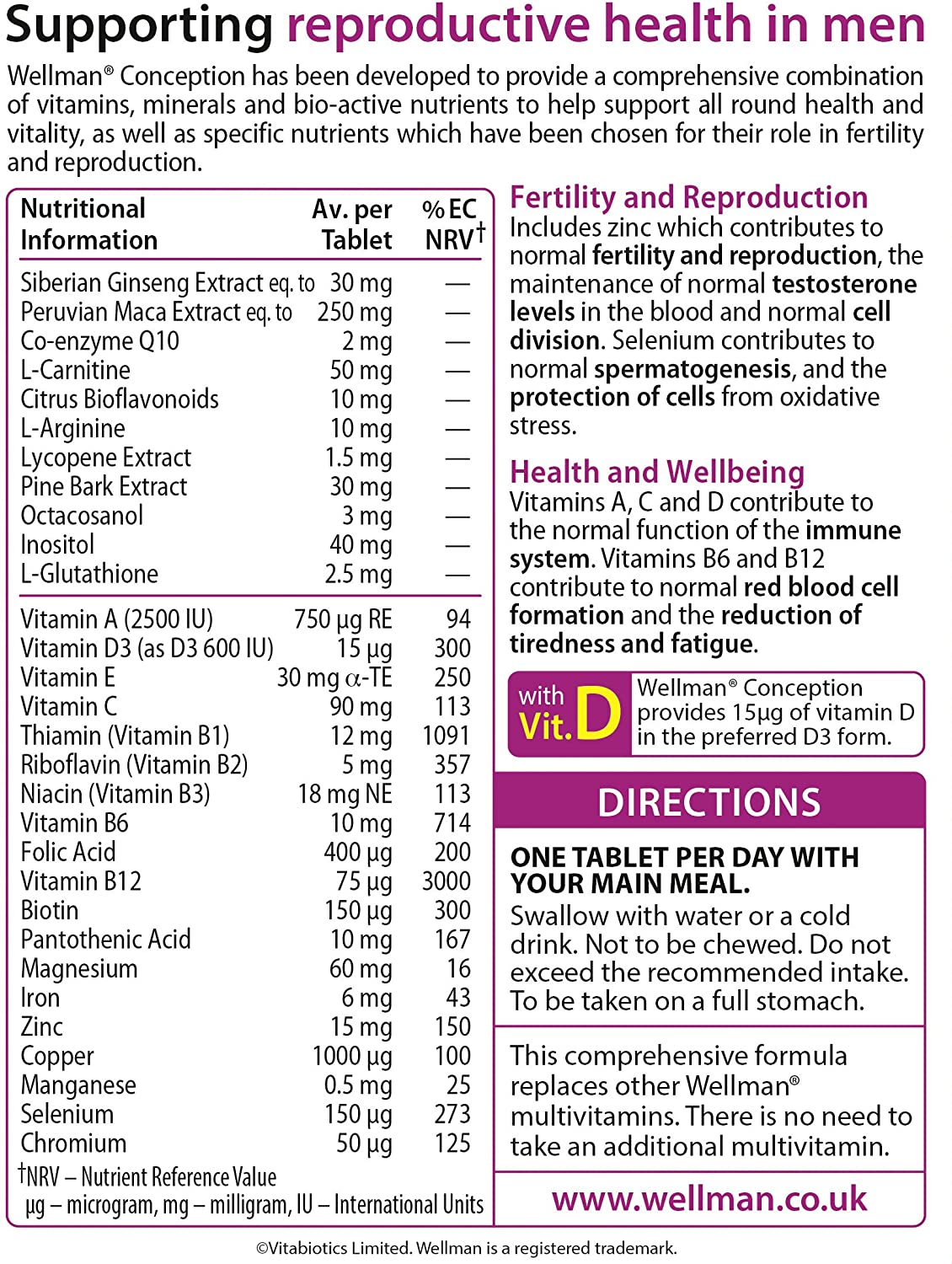 Fertility Multivitamin for Men Conception and Fertility Support for Men 30 Count (Pack of 1), New - Image 4