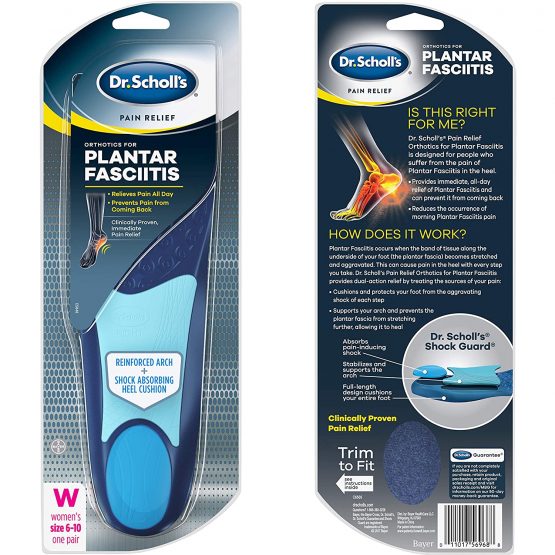 Dr. Scholl's 85273140 Pain Relief Orthotes for women, 1 pair, size 6-10 - Image 2