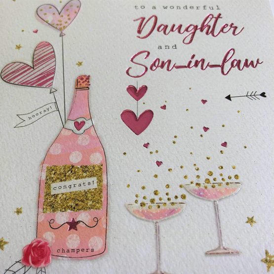 Anniversary Card Daughter and Son-In-Law (ICG7650) - Image 3