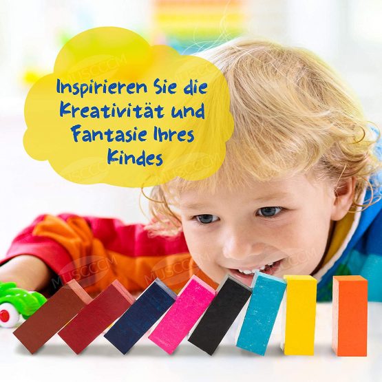 MUSCCCM 12 Colors Toddler Crayons, Washable Crayons and Safe Block Crayons for 2 Year Old Children, Kids, Students - Image 2