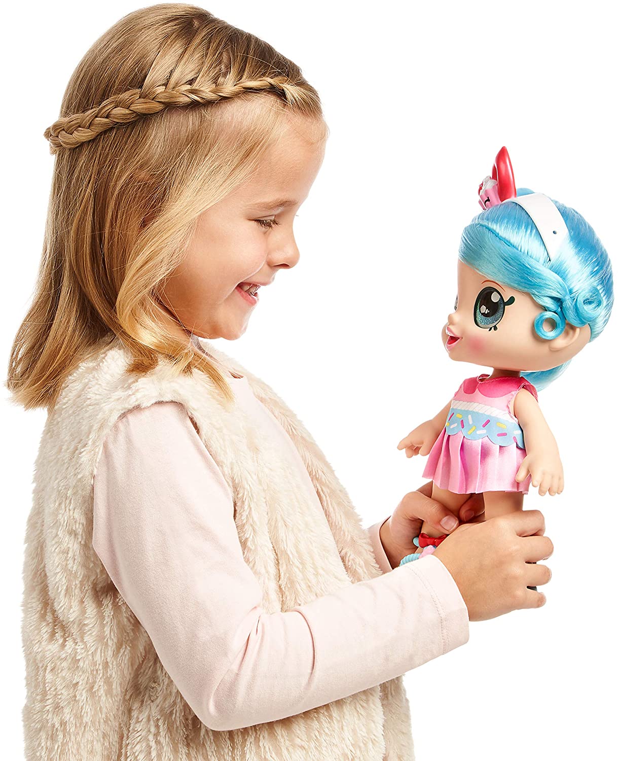 Kindi Kids Jessicake 10 Inch Toddler Doll and 2 Shopkin Accessories - Image 3