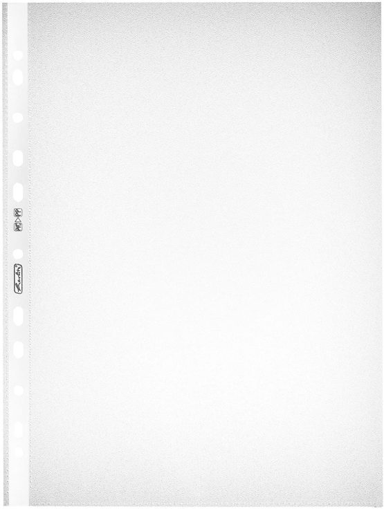 Herlitz 10715514 Document Wallet A4 Economy Pack of 100 Grained