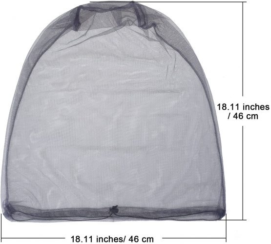 4 Pack Mosquito Head Net Face Mesh Net Head Protecting Net for Outdoor Hiking Camping Climbing Walking Mosquito Fly Insects Bugs Preventing (Big Size, Dark Blue) - Image 3