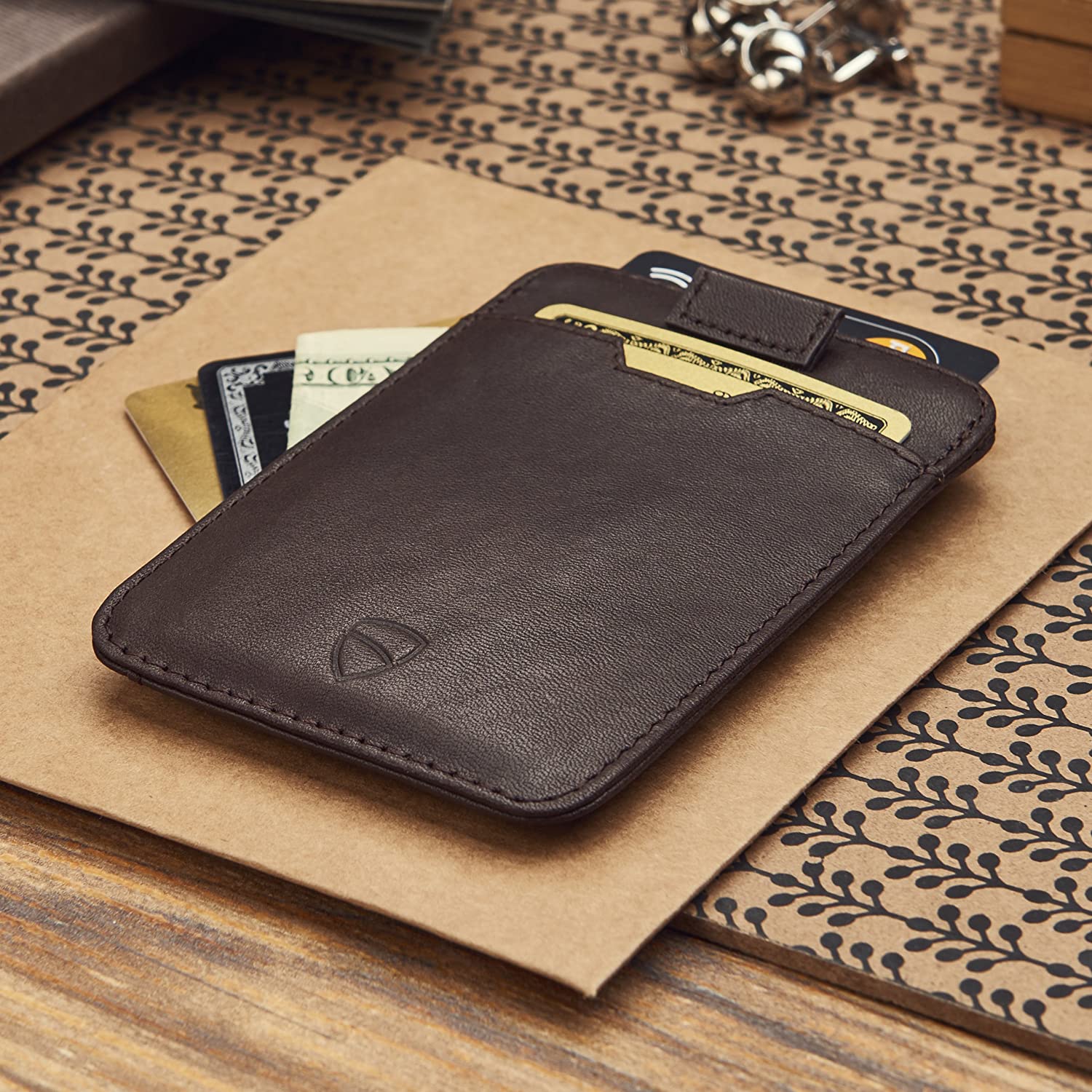 Chelsea Slim Card Sleeve Wallet with RFID Protection by Vaultskin Top