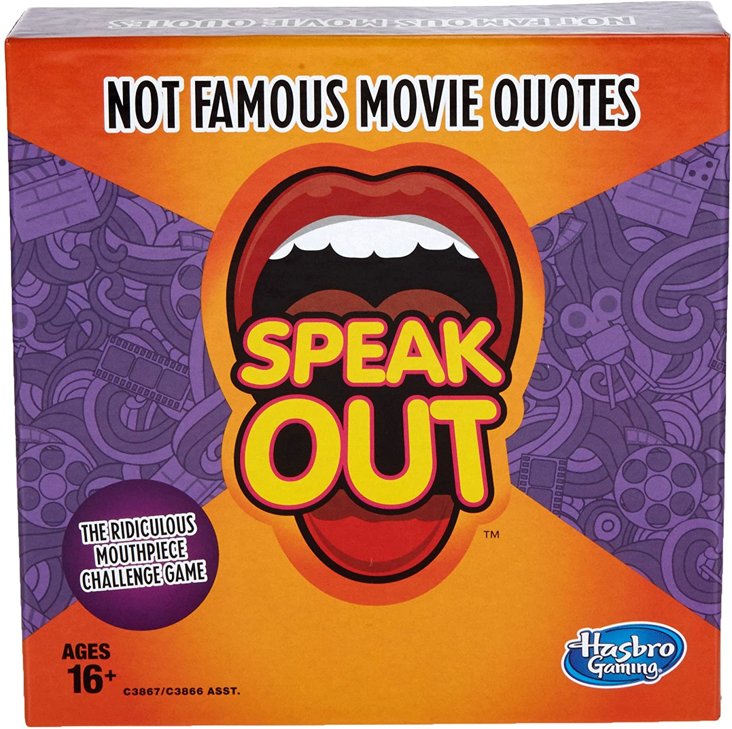 Hasbro Gaming Speak Out Expansion Pack: Not Famous Movie Quotes