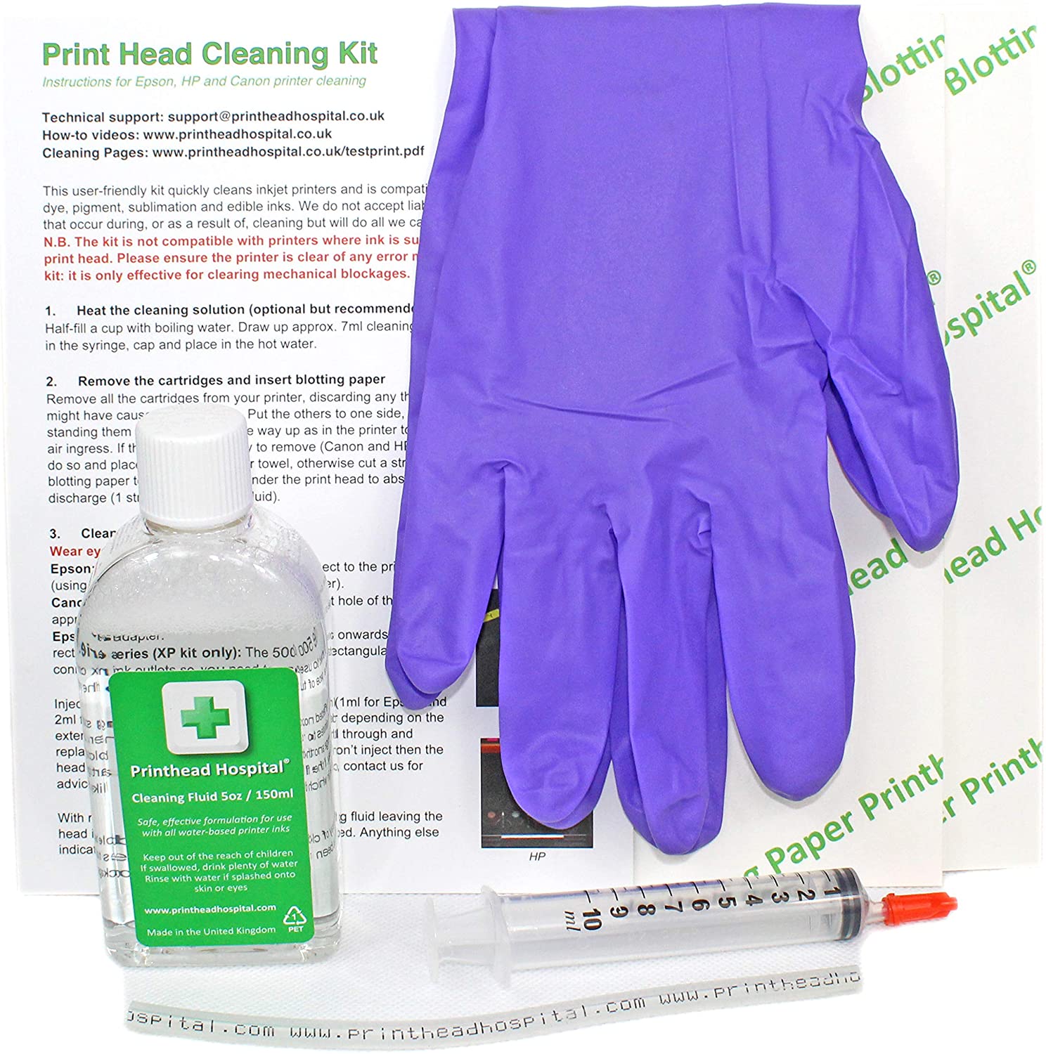 Print Head Cleaning Kit for Epson Printers 150ml BigaMart