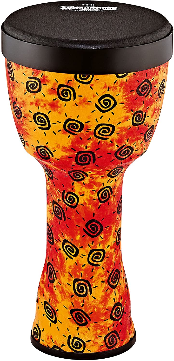 Meinl Percussion VivaRhythm Djembe Instrument, Medium Sized Handdrum, With Nappa Head, Diameter 10 Inches, Plastic