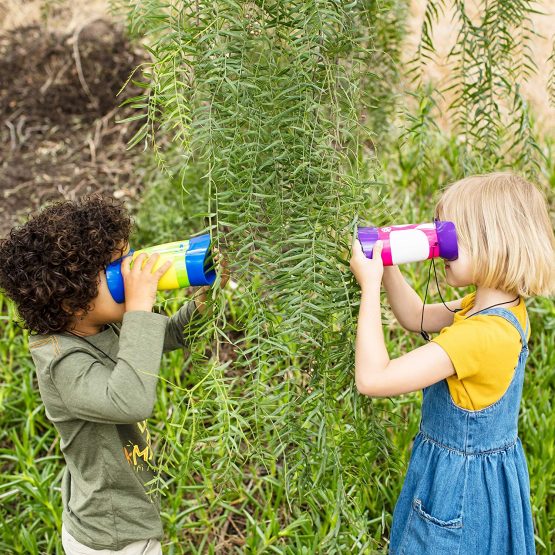 Learning Resources EI-5260-P GeoSafari Jr Kidnoculars Pink - Image 4
