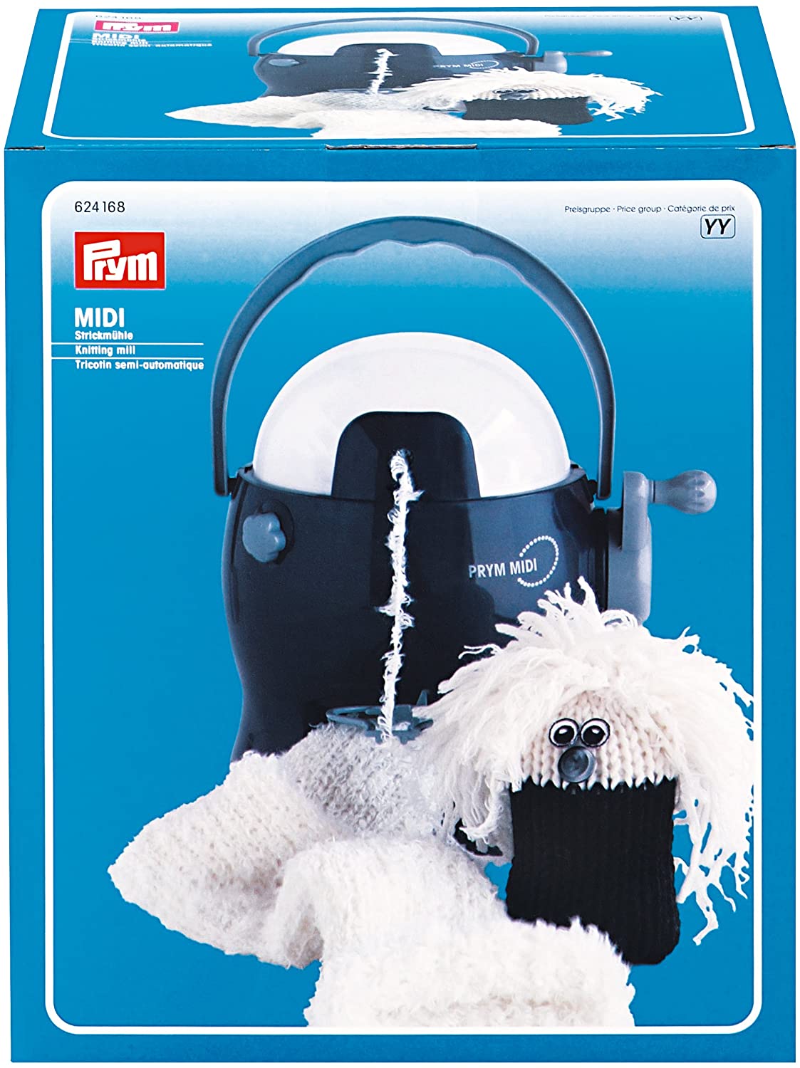 Prym - Maxi Plastic Blue (Medium) Knitting Mill - 1 Piece