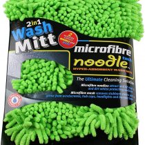 Kent Car Care GKEQ2429 Microfibre Noodle Wash Mitt Colours May Vary, Wholeskin