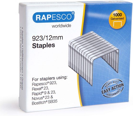 Rapesco 1238 12 mm Galvanised Staples