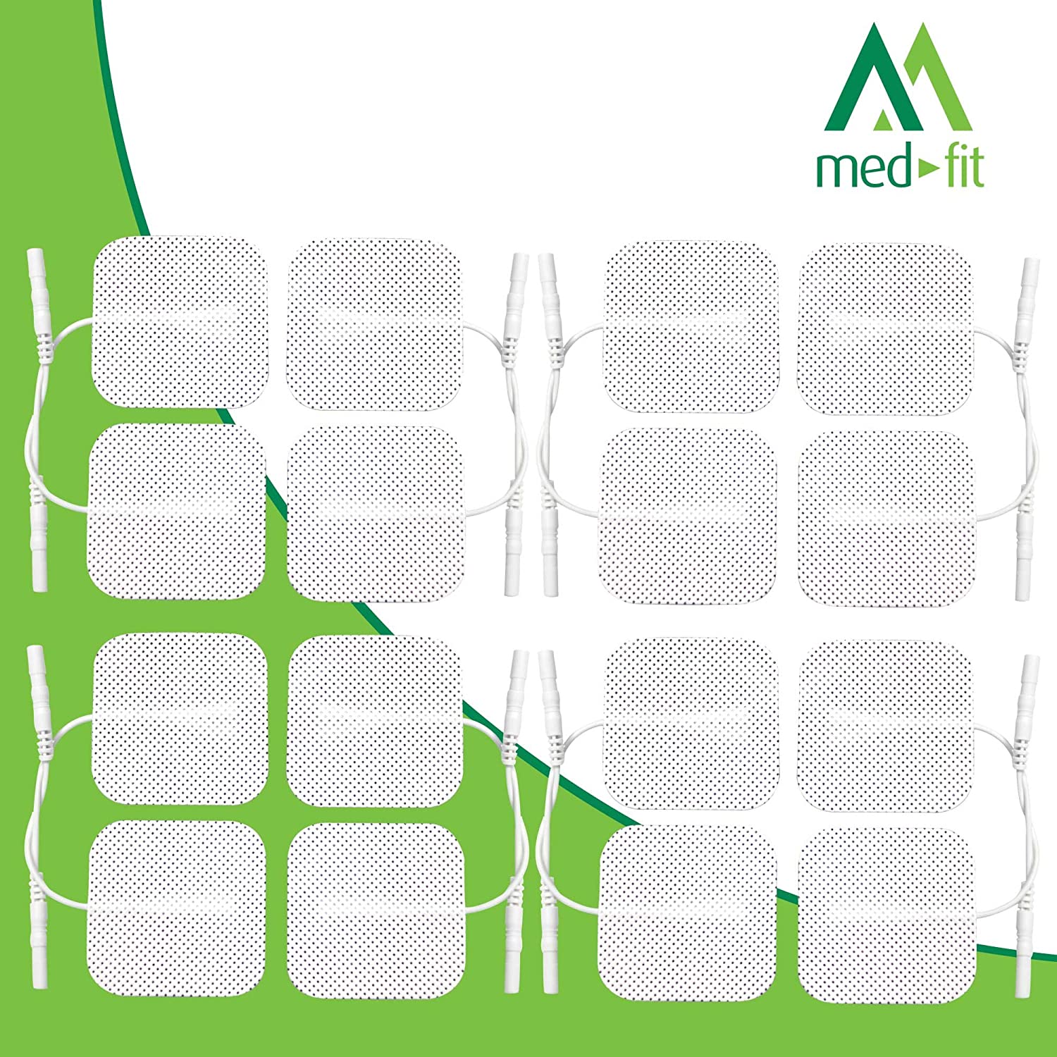 Med-Fit 1® Tens Pads: 16 Pads (4 Packs) of Premium