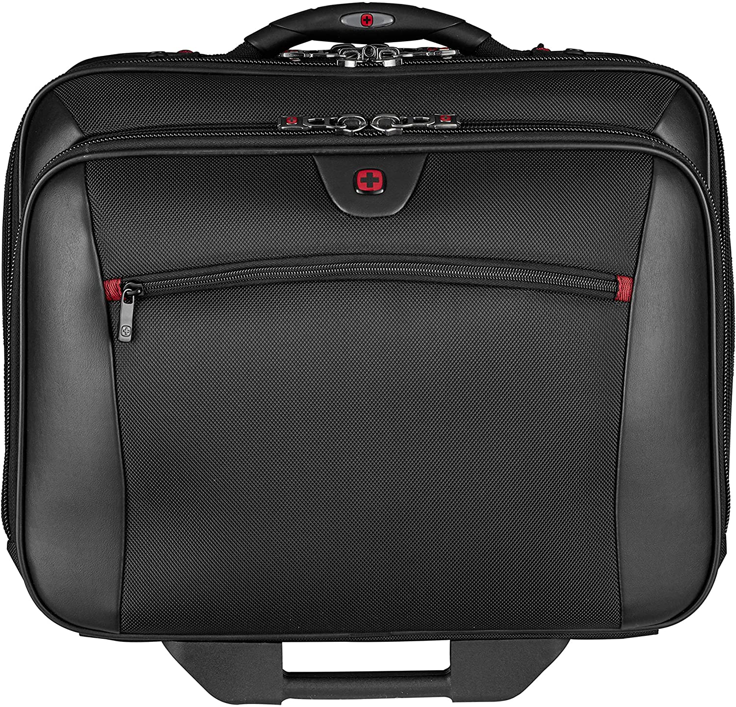 Wenger 600661 POTOMAC 17 Inch 2-Piece Business Wheeled Laptop Briefcase, Padded Laptop Compartment with Matching 15.4 Inch Laptop Case in Black {23 Litre} - Image 3