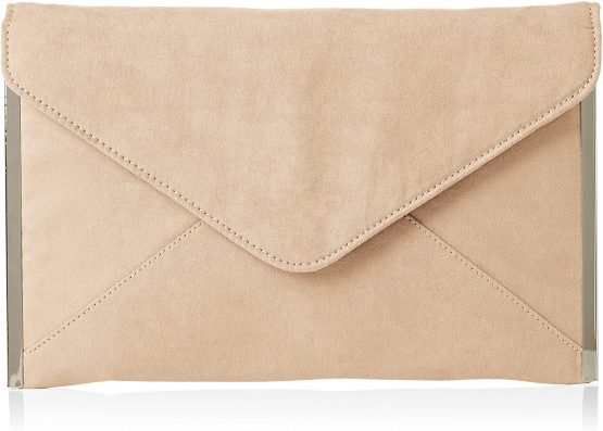 SwankySwans Women's Louis Suede Slim Envelope Party Prom Clutch Bag Clutch