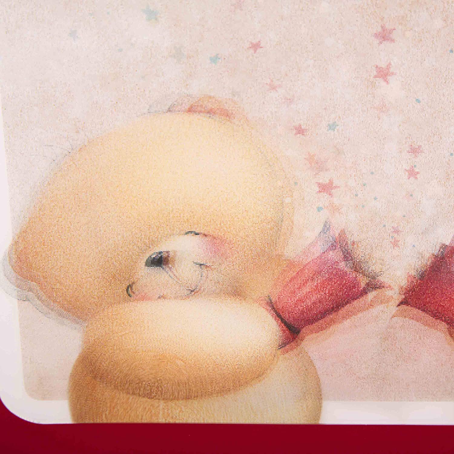 Hallmark 25499056 Large Forever Friends Daughter Christmas Card 'Lenticular', red|brown - Image 3