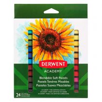Derwent Academy Soft Pastels, Set of 24, High Quality, 98216
