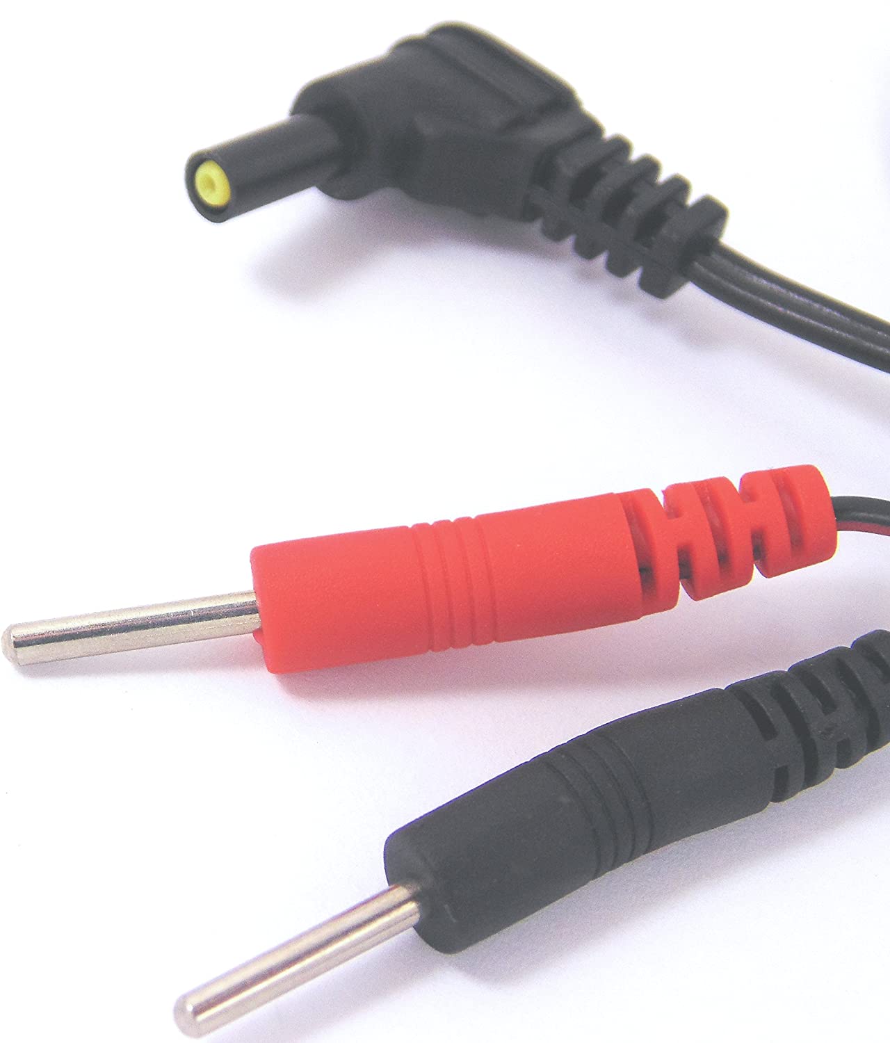 TENS Lead Wires, Replacement Electrode Cables with 2mm Pin Connectors & 2.35mm Plug -2 Pack Compatible with TENS, EMS, NMES - Image 4