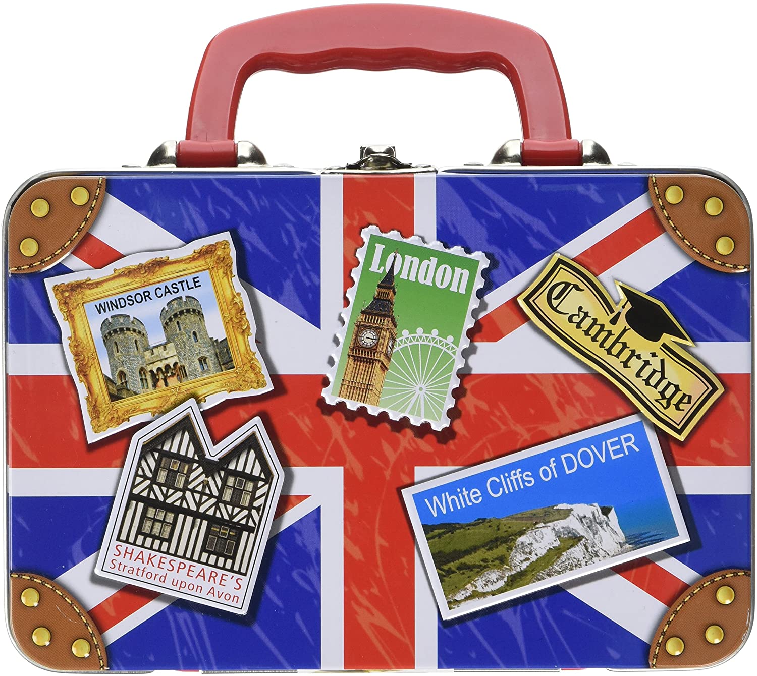 Churchill's Confectionery Suitcase 150 g English Toffees, Multicolour, 150g