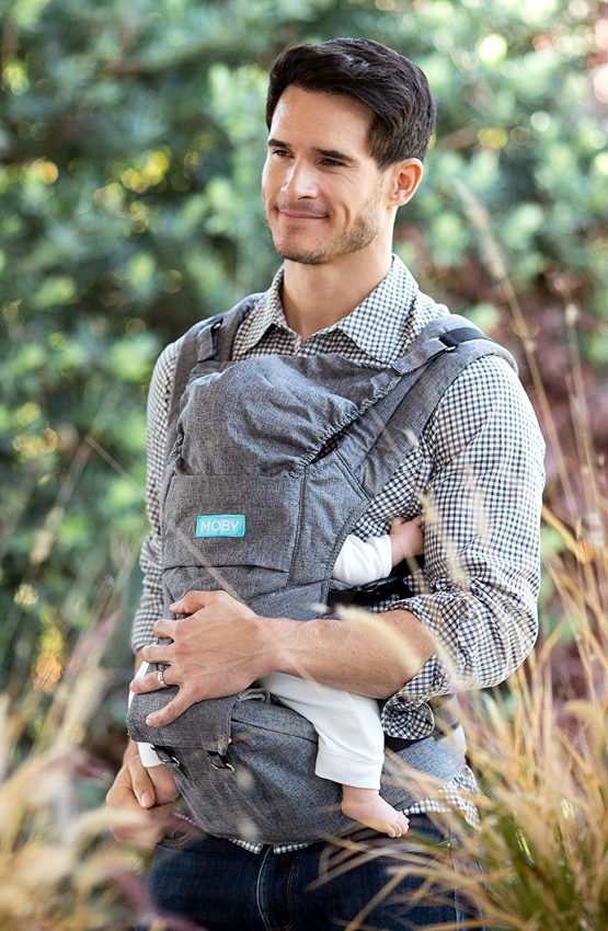 MOBY Hip Seat and Baby Carrier - 2-in-1 Ergonomic Baby Carrier and Toddler Carrier- Baby Hip Seat That can be Worn 7 Different Ways - Child Carrier That Makes Baby Wearing Easy - Image 3