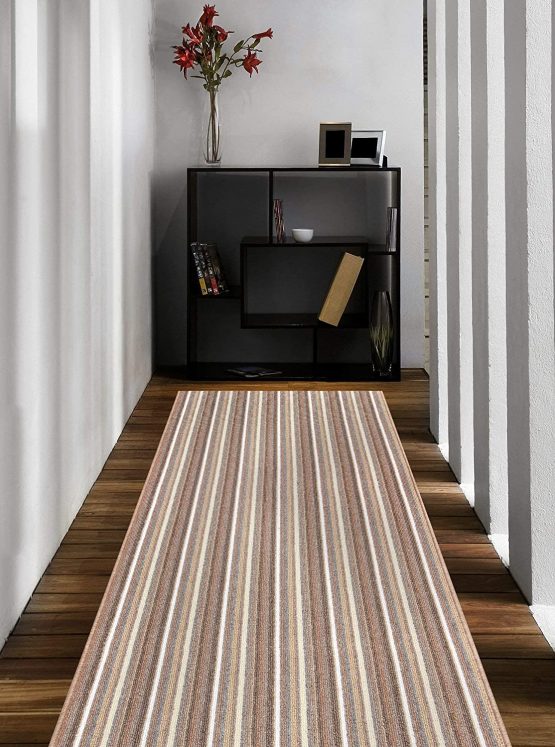 Dandy by William Armes, Ios Stripe Indoor Washable Rug, Cream, 150 x 100 - Image 2
