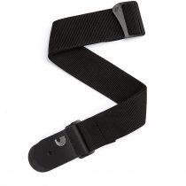 D'Addario Accessories Guitar Strap - Guitar Accessories - Electric Guitar Strap, Acoustic Guitar Strap, Acoustic Electric Guitar Strap & Bass Guitar Strap - Polypropylene - Black