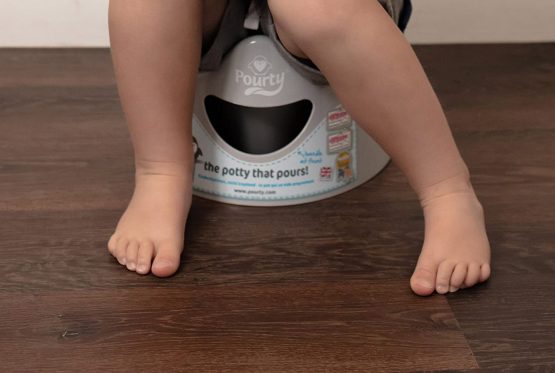 Pourty Easy-to-Pour Potty (Penguin Grey), P1GR - Image 4