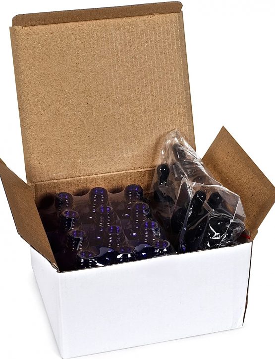 Vivaplex 12, Cobalt Blue, 2 Oz, Glass Bottles, With Glass Eye Droppers - Image 4