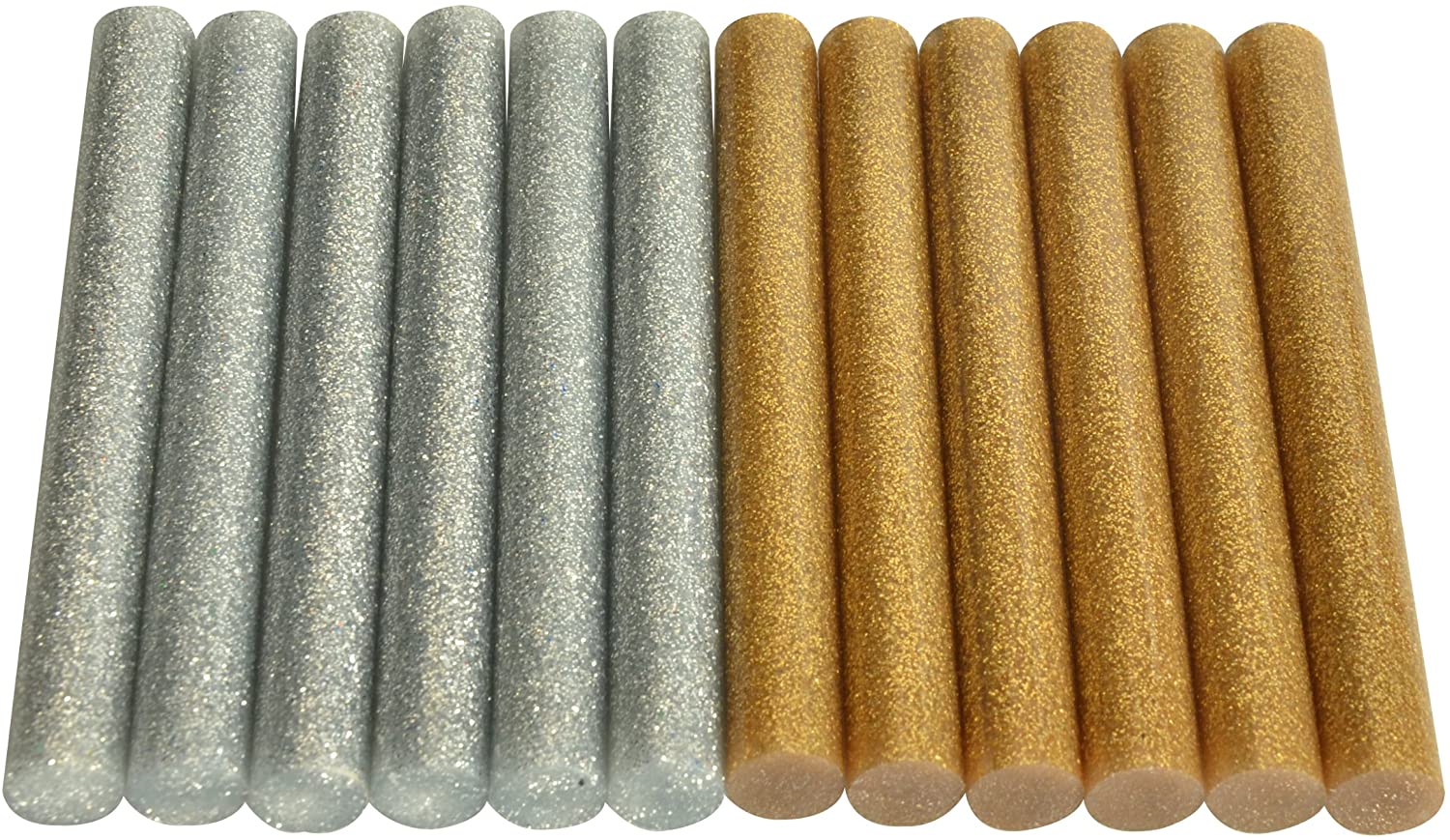 Stanley 170437 Low Temp Glue Sticks - Silver/ Gold (12 Pieces), Silver/Gold