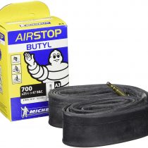 Cicli Bonin Unisex's Michelin 28-A3 Re Tube, Black, One Size/40 mm