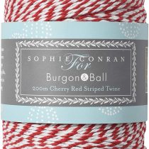 200m Red and White Twine - use as bakers twine, garden twine or gift wrapping