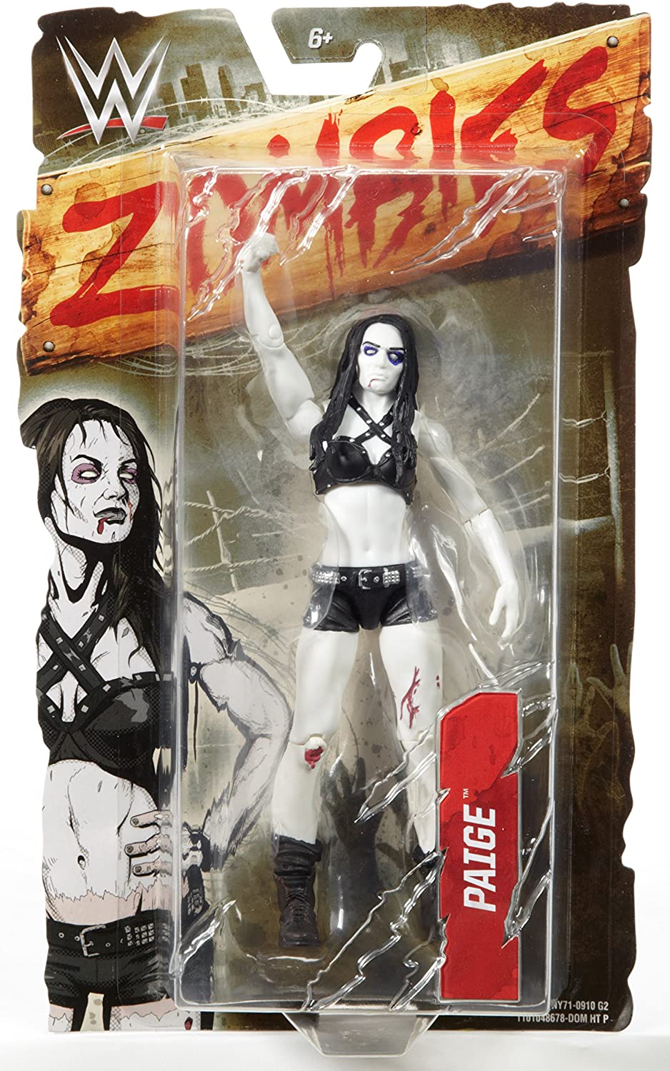 WWE Zombies Action Figure Paige, Multicolor - Image 4