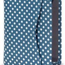 Polka Dot Leather Oyster Card Holder/Travel Pass Holder by 1642 (Blue)