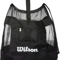 Wilson Universal Ball Net, Suitable for All Sports, Drawstring Opening, Black, WTH1816