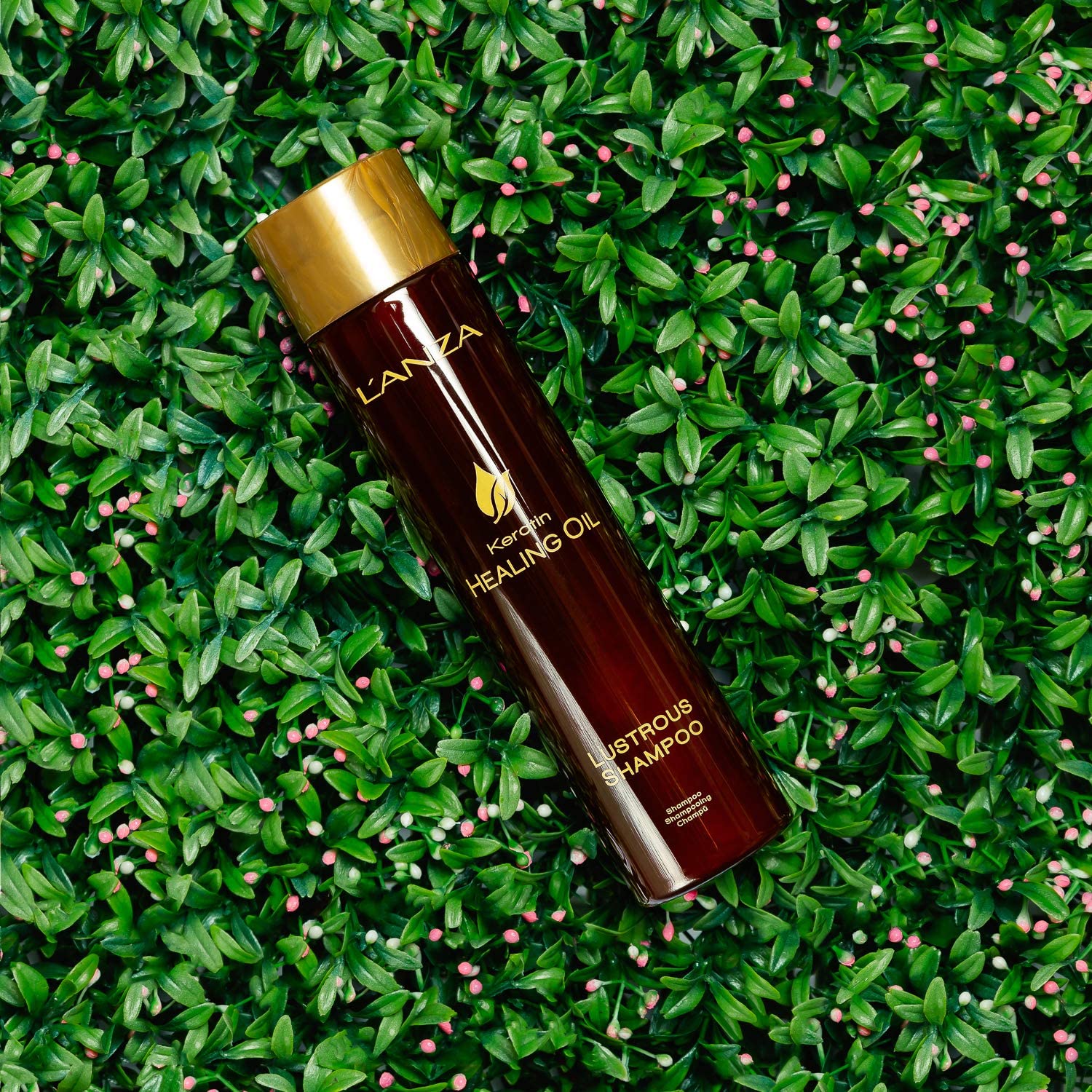 L'ANZA Keratin Healing Oil Lustrous Shampoo for Damaged Hair, Nourishes, Repairs - Image 3