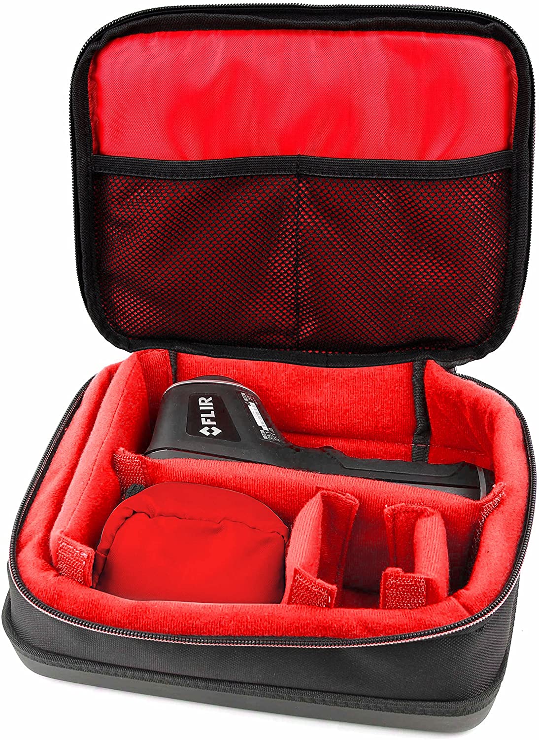 Case For FLIR TG165 Spot Thermal Camera Red Protective EVA Portable Bag 