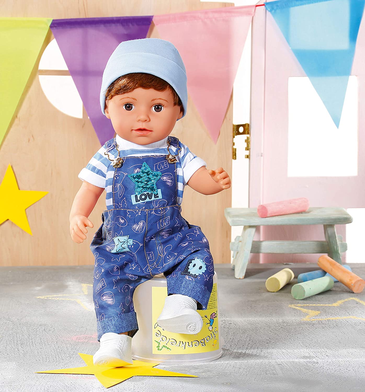 Carrito Con Bolso Para Muñecas BABY Born De 43 Cm – Fácil De Manejar, Fomenta La Empatía En Niños +3 Años