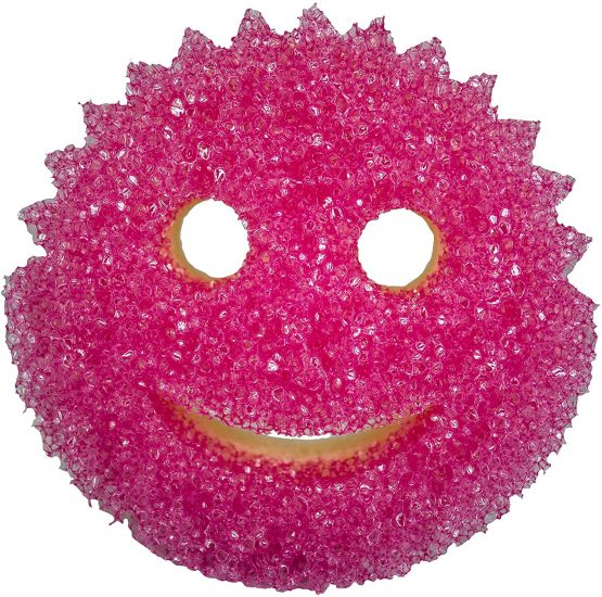 Scrub Mommy Dual Sided Cleaning Sponge 3 Pack - Firm Scrubber and Gentle Sponge in one - Scrub Daddy Texture Changing Scourer - (Pink) - Image 3