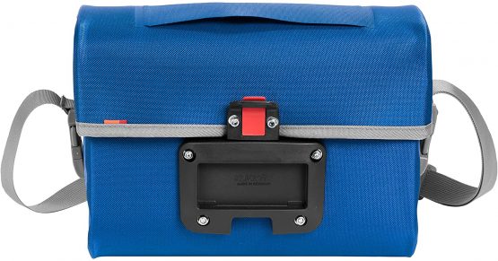 VAUDE Aqua Box Handlebar Bag - PVC-Free Tarpaulin Bike Bag with 6 Litre Storage Volume - Use as a Handlebar Bag or Travelbag with Removable Shoulder Strap - Image 2