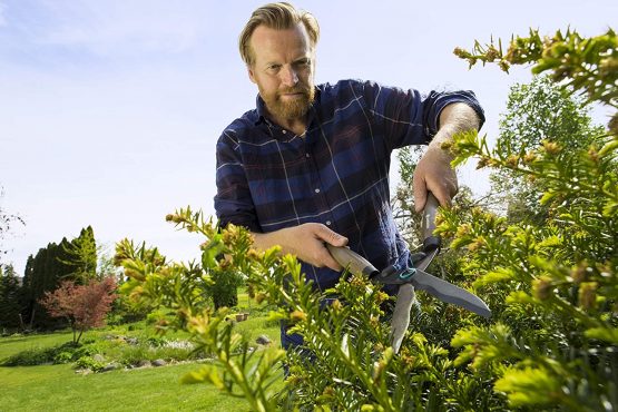 Gardena Naturecut Hedge Clippers: Sturdy Clippers for Cutting Hedges and Thicker Branches, 23 cm, with Non-Stick Blade Coating and Ergonomic Wooden Handles (12300-20) - Image 4