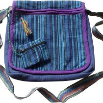 FAIR TRADE COTTON GHERI BEACH TRAVEL HIPPY BOHO FESTIVAL SHOULDER BAG & PURSE