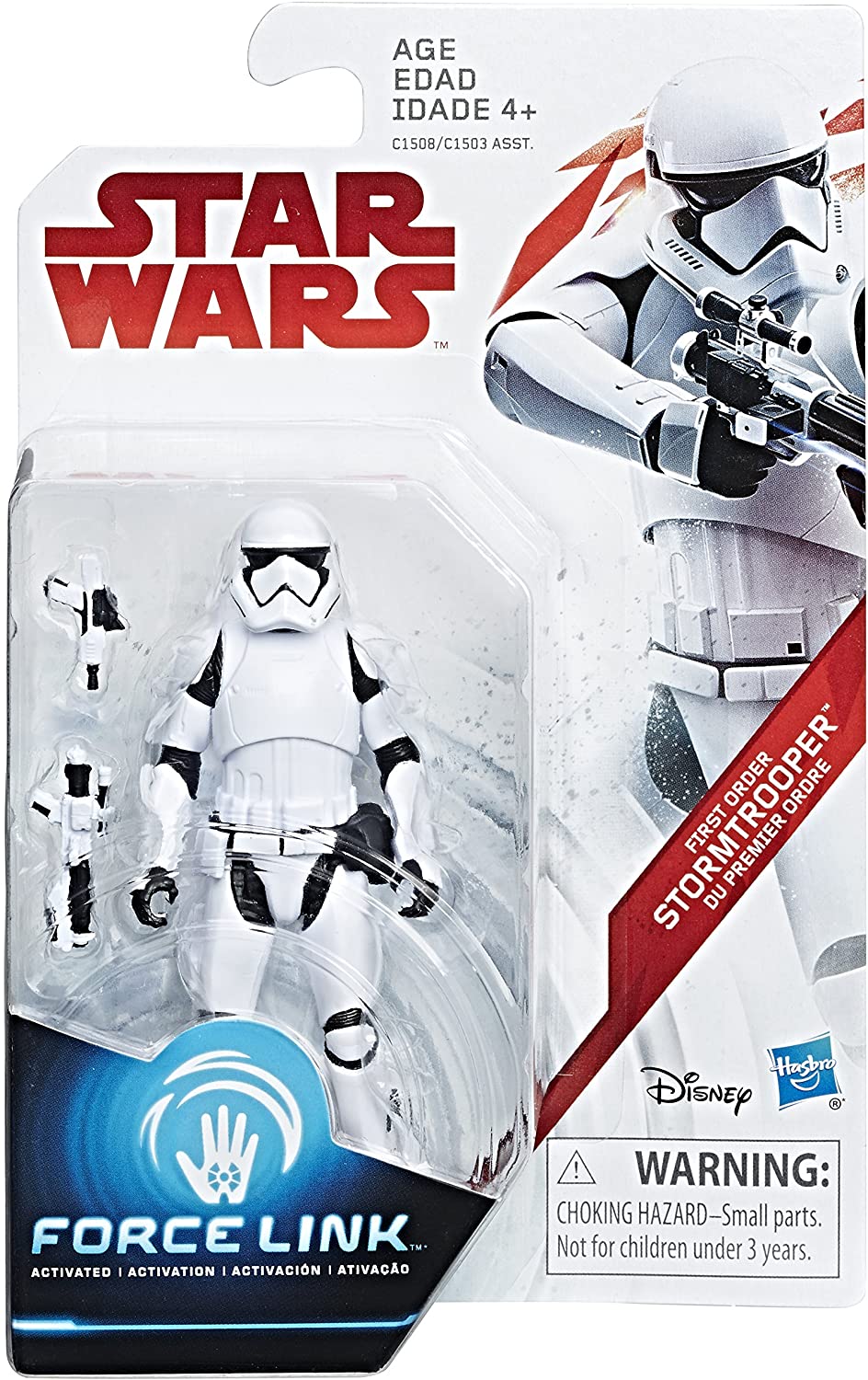 Star Wars First Order Stormtrooper Force Link Figure, Teal, 3.75 inches - Image 2
