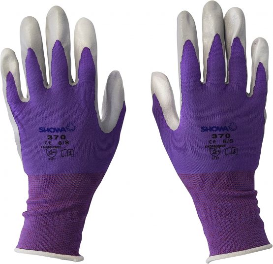 Spear & Jackson Kew Gardens Collection 370M4KEW Multi-Purpose Gardening Gloves, Purple - Medium