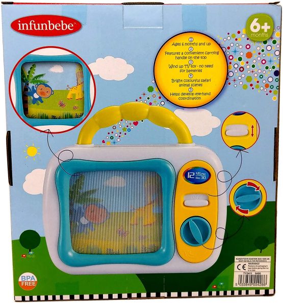 Baby Toys My Baby TV Toy Box with Jungle Animals Animation on Screen and Sleepy Lullaby for Ages 6 Months Up Infant Baby Toddlers Boys Girls, No Batteries Needed Safety Tested BPA Free - Image 3