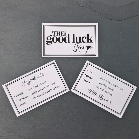 The Little Good Luck Recipe - A Thoughtful and Hopeful Unique Gift, an Alternative to a Card, to Wish Someone a LOT of Good Luck for exams, new job, retirement, marathon, sky dive, competition .... - Image 3