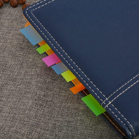 700 Pieces Flags Index Tabs 3 Sizes Sticky Notes Writable Labels Page Marker Bookmarks Text Highlighter Strips, 7 Colors, 5 Set - Image 4