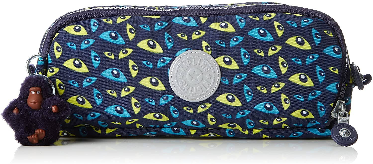 Kipling Gitroy Pencil Cases, 23 cm, 1 liters, Multicolour (Nocturnal Eye), 23 centimeters